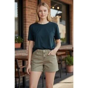 FRIDAY KHAKI SHORTS WOMENS LARGE L